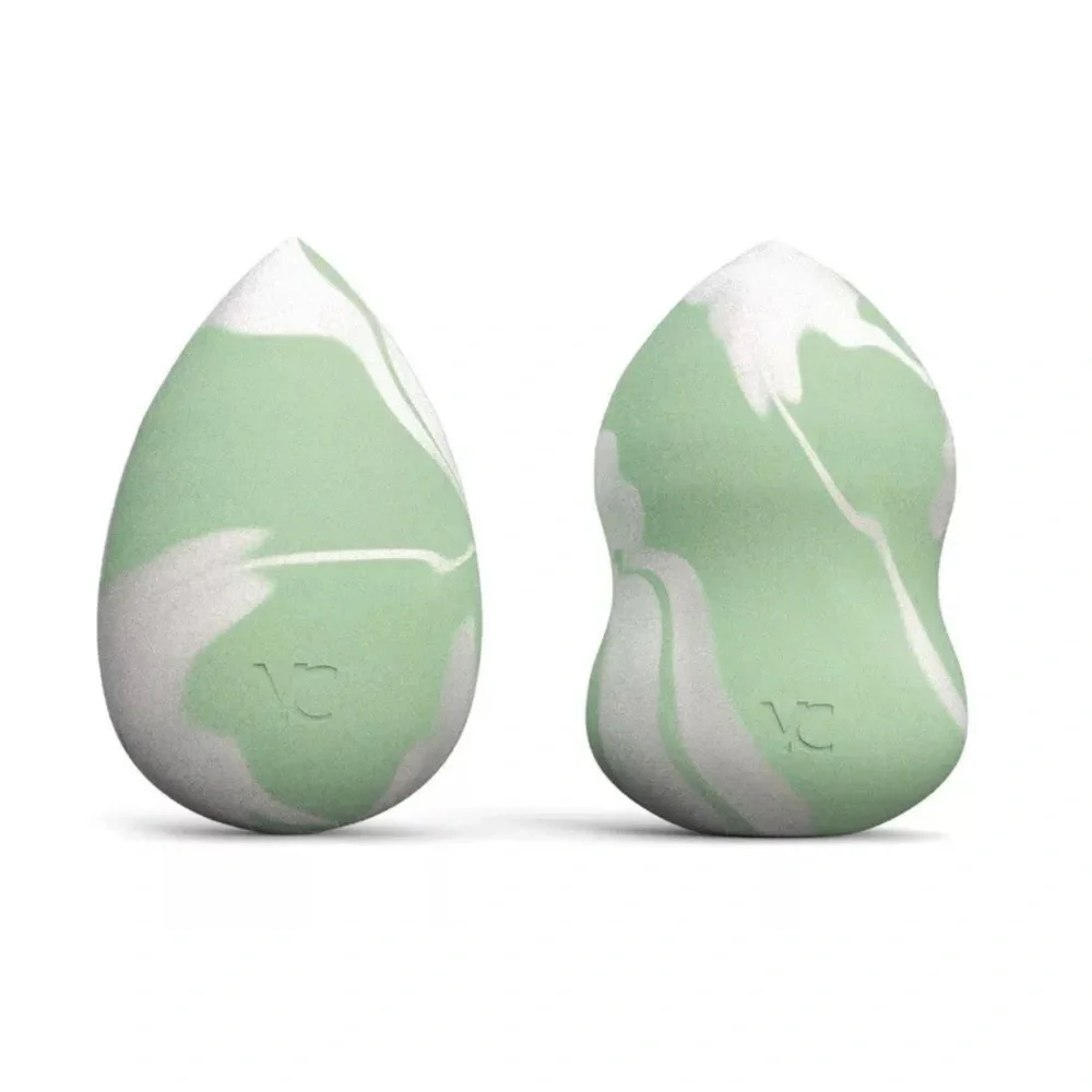 YC Collection NWT Marble Green White Sponge Duo Sealed OS